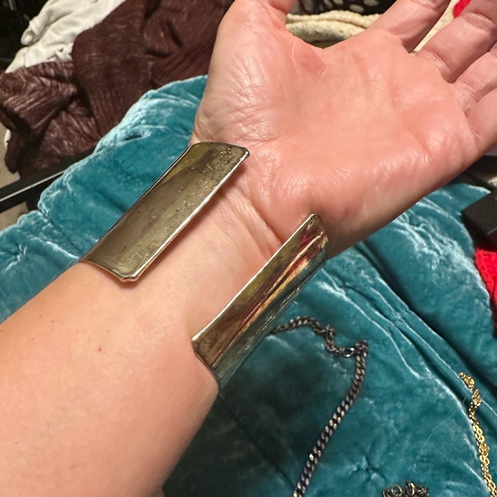 Agate slice  cuff - Picture 3 of 3